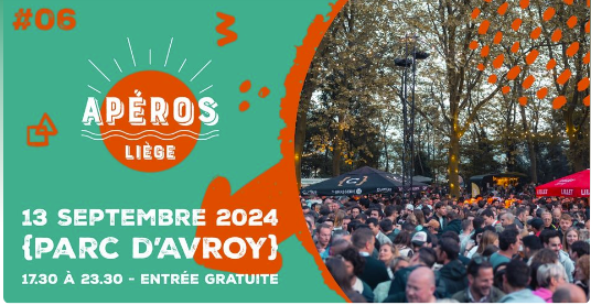 Les Apéros Liège//13 septembre// Parc d'Avroy